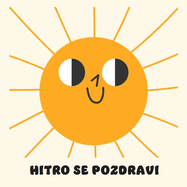 Pošiljanje sonca yellow vintage-retro