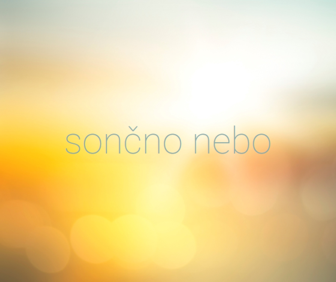 Sončno nebo yellow modern-simple