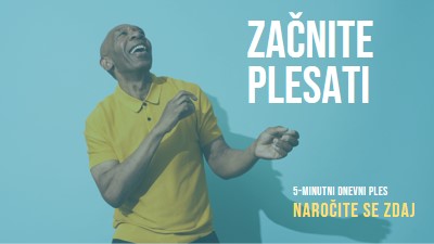 Začutite ritem blue modern-simple