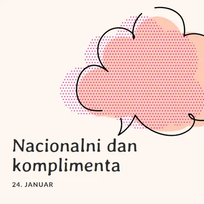 Breskov mehurček pink whimsical-line