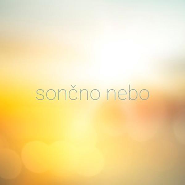 Sončno nebo yellow modern-simple