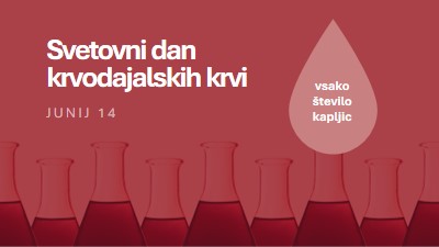 Svetovni dan krvodajalskih krvi red modern-bold