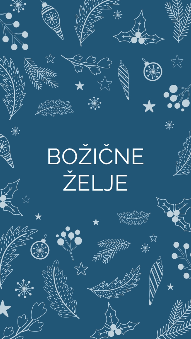 Sparkle season blue whimsical-line