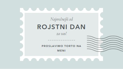 Čudovit rojstni dan blue modern-simple