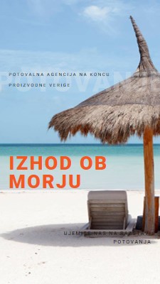 Pobeg ob morju blue modern-bold