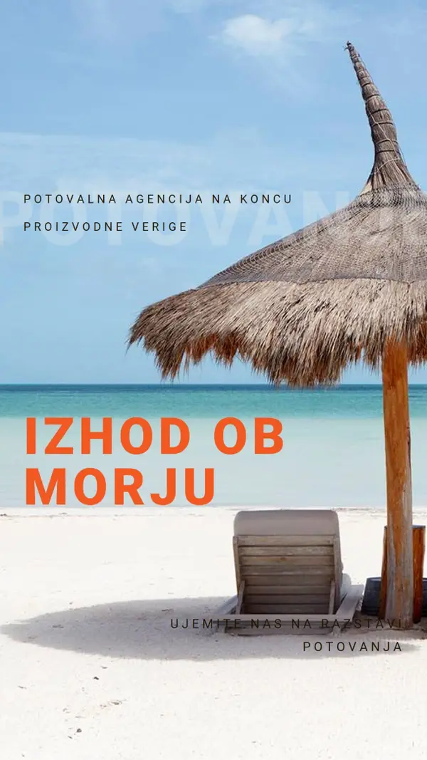 Pobeg ob morju blue modern-bold