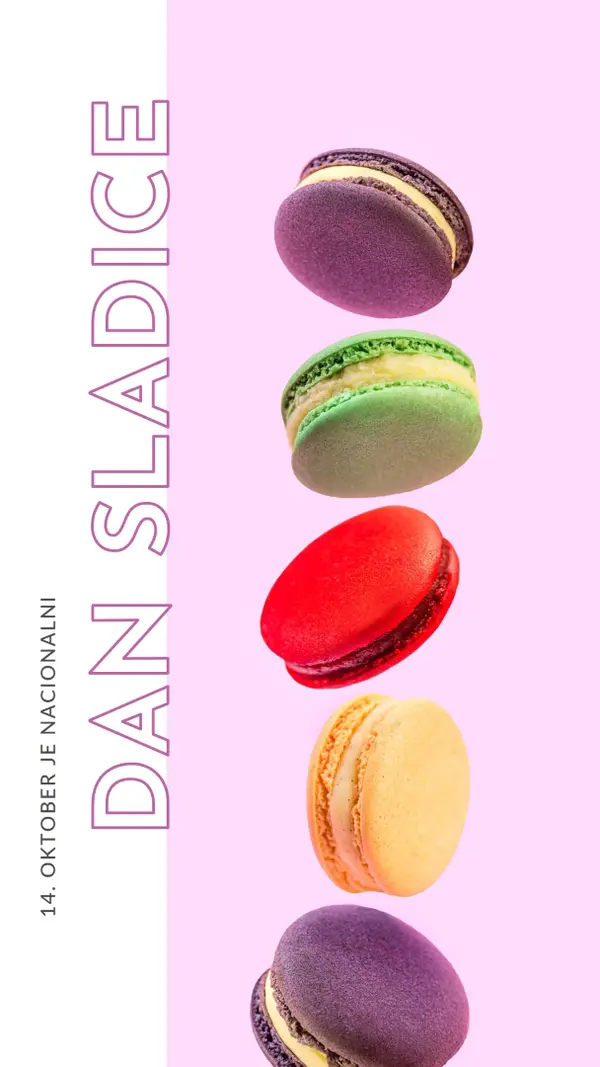 Ne zamudite desertnega dne purple modern-bold