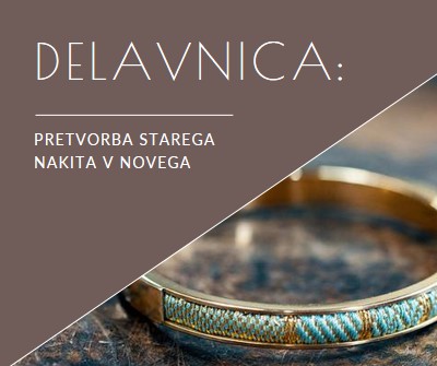 Delavnica nakita brown organic-simple