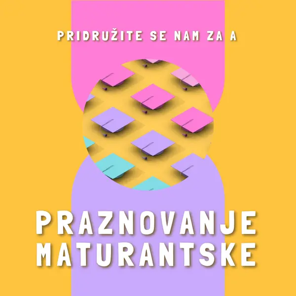 Pridružite se maturantski praznovanju yellow whimsical-color-block