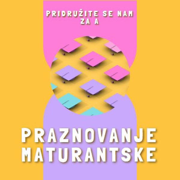 Pridružite se maturantski praznovanju yellow whimsical-color-block