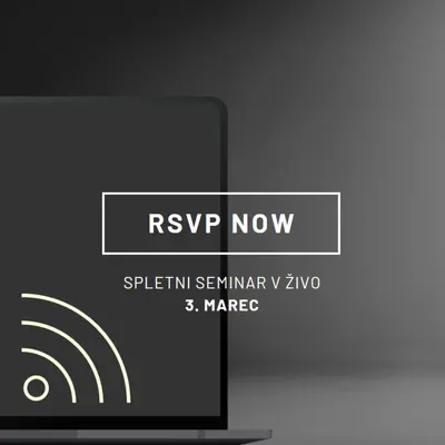 Zvezda spletnega seminarja black modern-simple