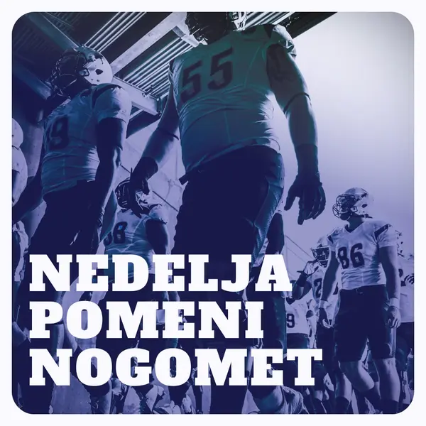 nedelja pomeni nogomet purple modern-bold