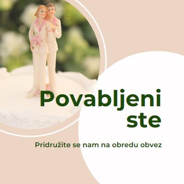 Povabljeni ste, da se zavežete pink modern-simple