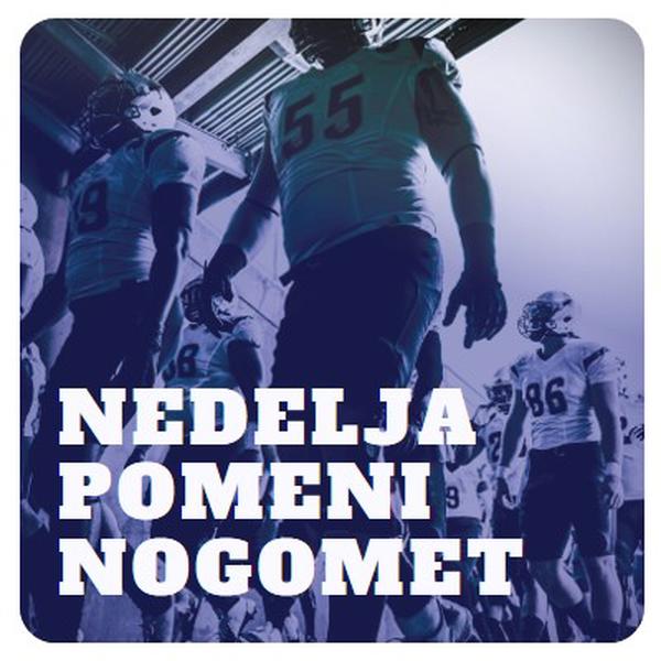 nedelja pomeni nogomet purple modern-bold