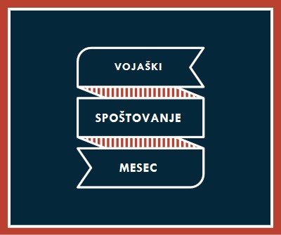 Praznovanje vojaško apreciacijo mesec blue modern-simple