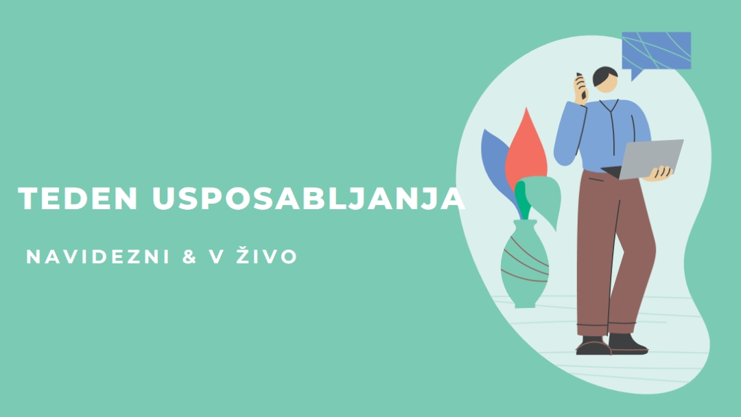 Teden usposabljanja green modern-color-block