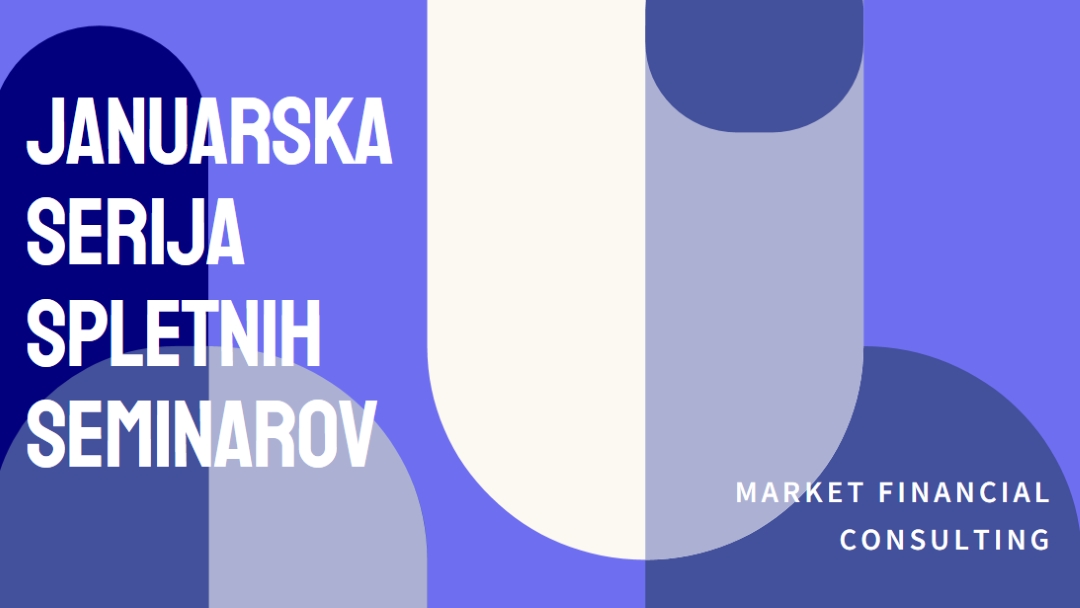 Januarska serija spletnih seminarov blue modern-bold