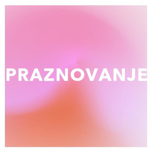 Proslavimo v slogu pink modern-bold