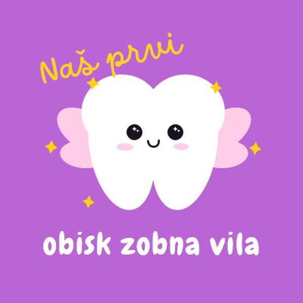 Prvi obisk zobna vila purple whimsical-color-block