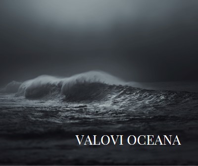 Temni valovi oceana gray modern-simple