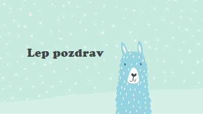 Lep pozdrav green whimsical-color-block