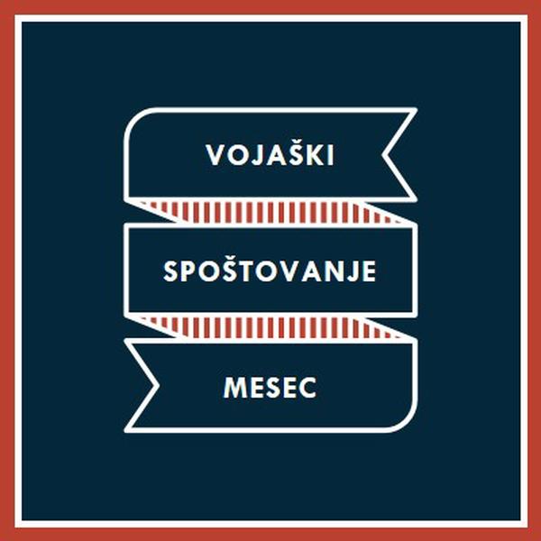 Praznovanje vojaško apreciacijo mesec blue modern-simple