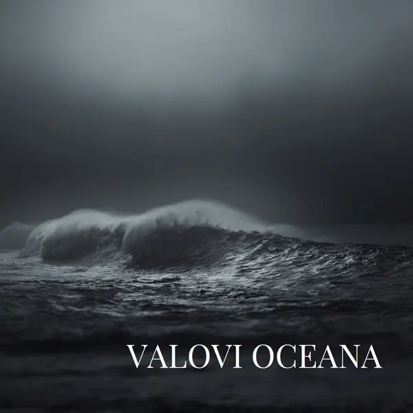 Temni valovi oceana gray modern-simple