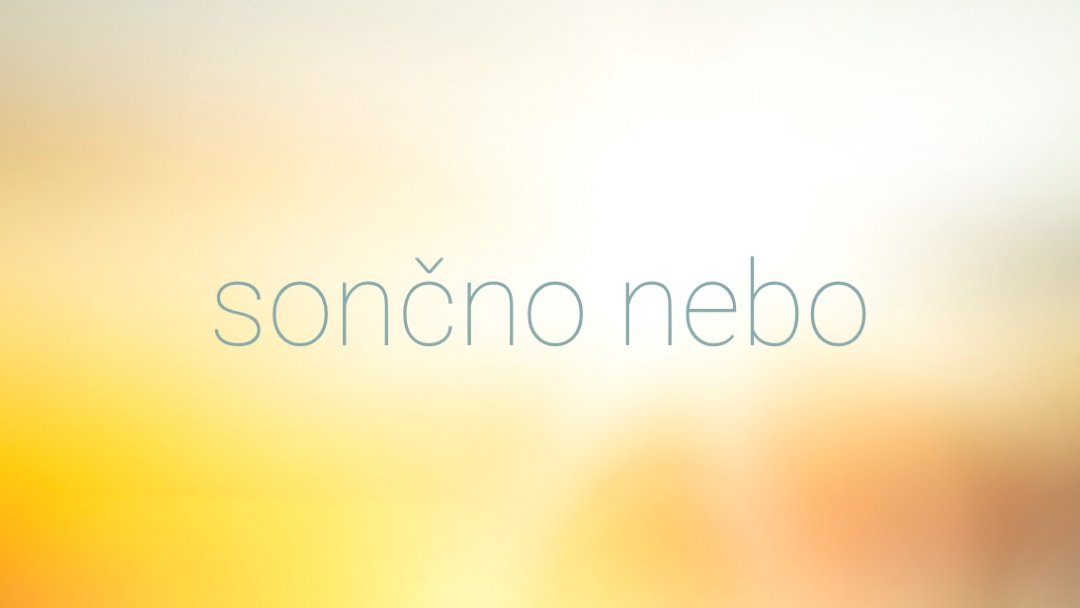 Sončno nebo yellow modern-simple