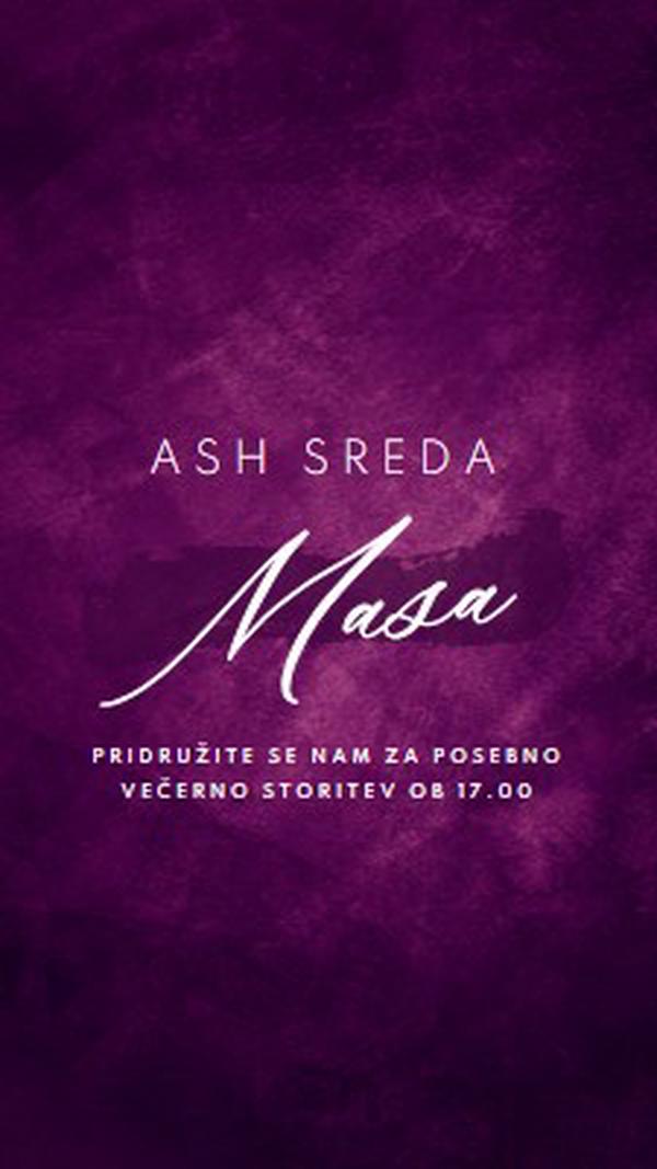 Ash sreda Mass purple modern-simple