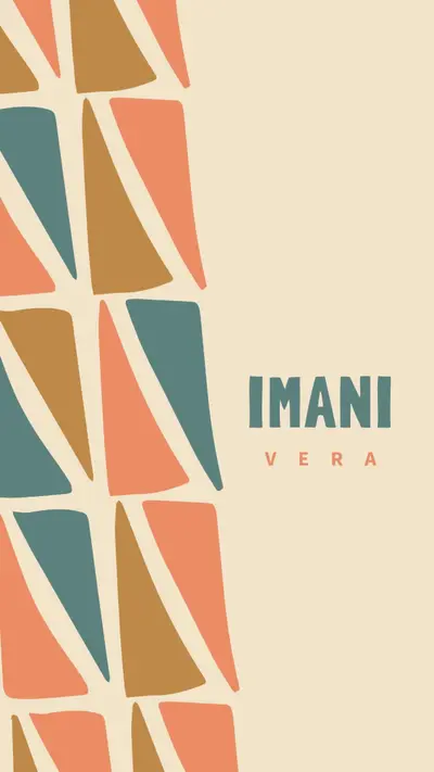 Praznovanje Imani orange whimsical-color-block