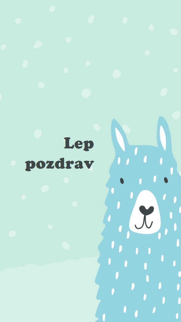 Lep pozdrav green whimsical-color-block
