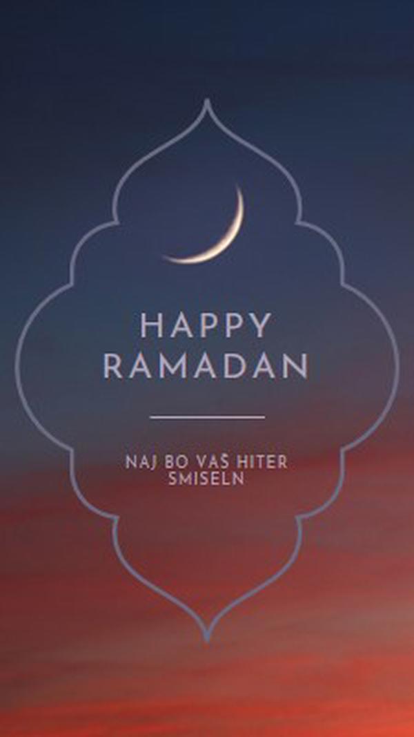 Have a happy Ramadan black modern-simple