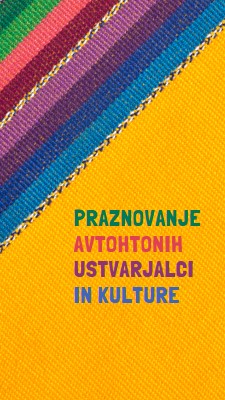 Praznovanje domorodnih ustvarjalcev yellow organic-simple