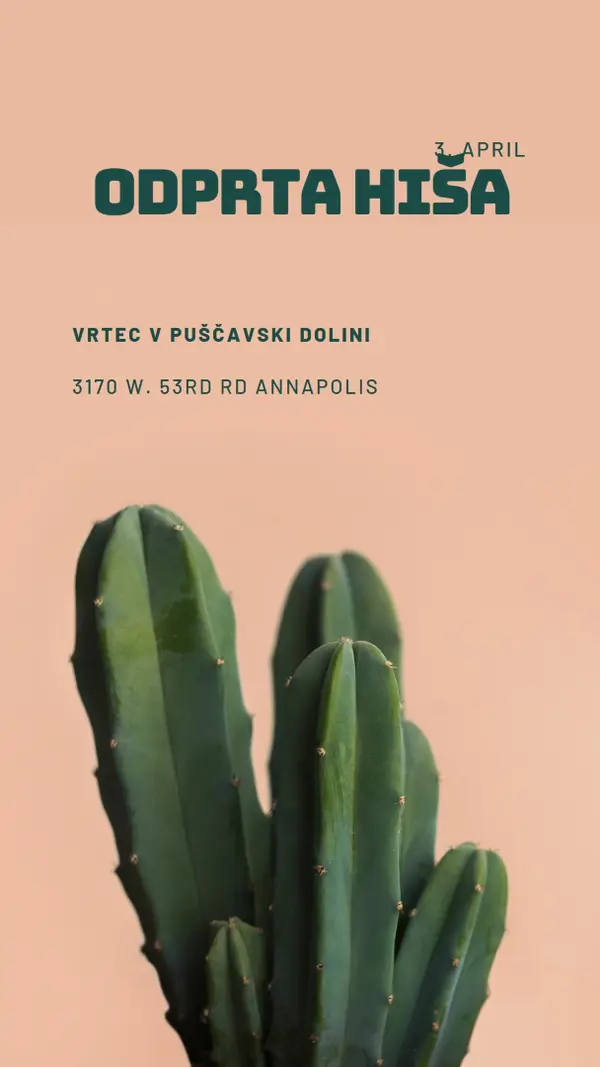 Odprta hiša 3. aprila pink modern-simple