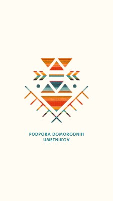 Podpora domorodnih umetnikov white modern-geometric-&-linear