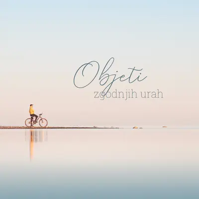 Sprejmite zgodnje ure blue simple,minimal,photo,handwriting,typographic