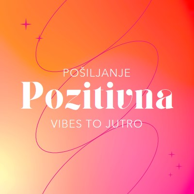 Wishing you positivity pink modern,line,gradient,simple,typographic