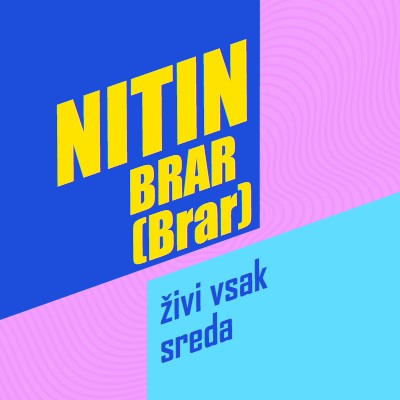 Oddajanje poddaj v živo blue bold,bright,typography,geometric,vibrant,block