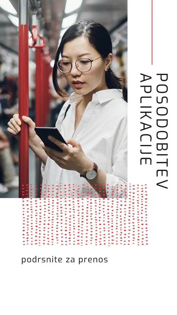 Shranjevanje posodobitve white modern-bold