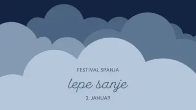 Samo sanjam o več spanju blue whimsical-color-block