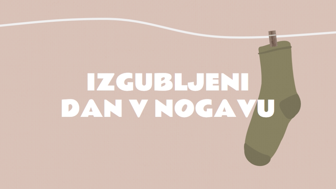 Spomin na izgubljeno nogavca brown whimsical-color-block