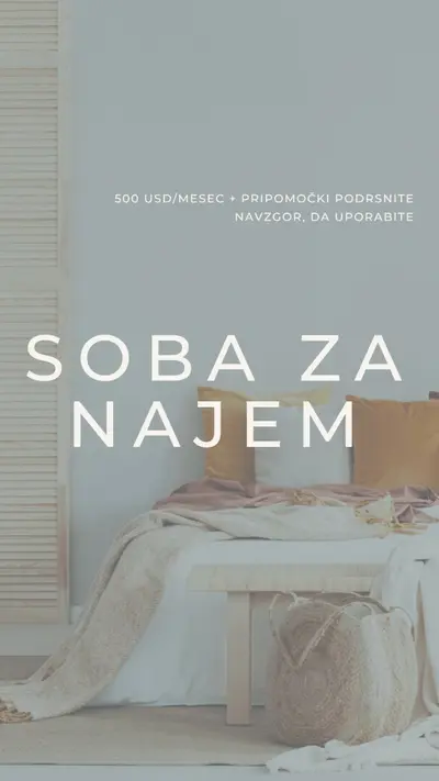 Soba za najem gray modern-simple
