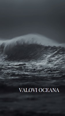 Temni valovi oceana gray modern-simple