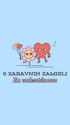 5 zabavnih zamisli za valentinovo blue retro,colorful,characters,bright,fun,cute