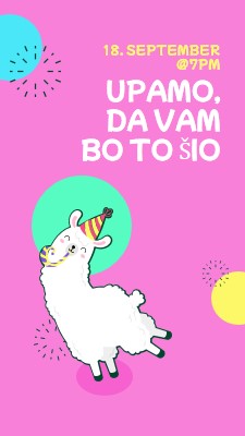 Upamo, da vam bo to šIo pink bold.-playful,graphic