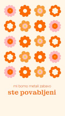 Pripravljamo zabavo orange bold,fun,graphic