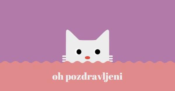 Oh, pozdravljeni red cute,simple,cat,neutral,bright,fun