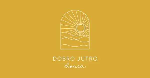 Dobro jutro, sonce yellow modern,minimal,lines,simple,waves,sun