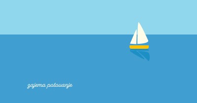 Sprejmi potovanje blue minimal,whimsical,boat,playful,clean