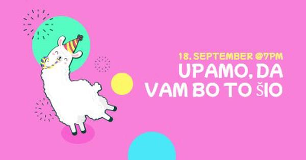 Upamo, da vam bo to šIo pink bold.-playful,graphic